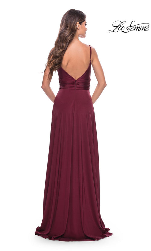 La Femme Dark Berry Dresses