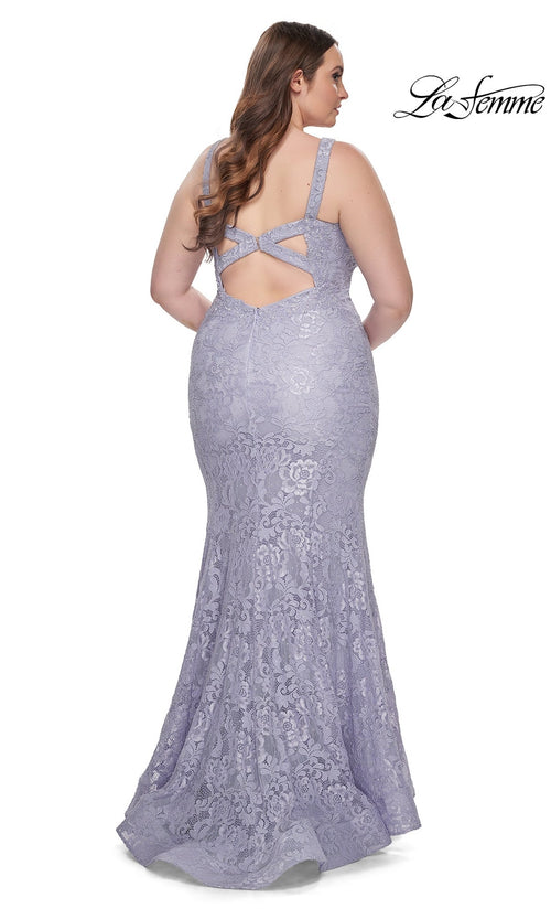 La Femme Light Periwinkle Dresses