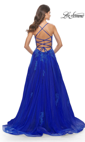 La Femme Royal Blue Dresses