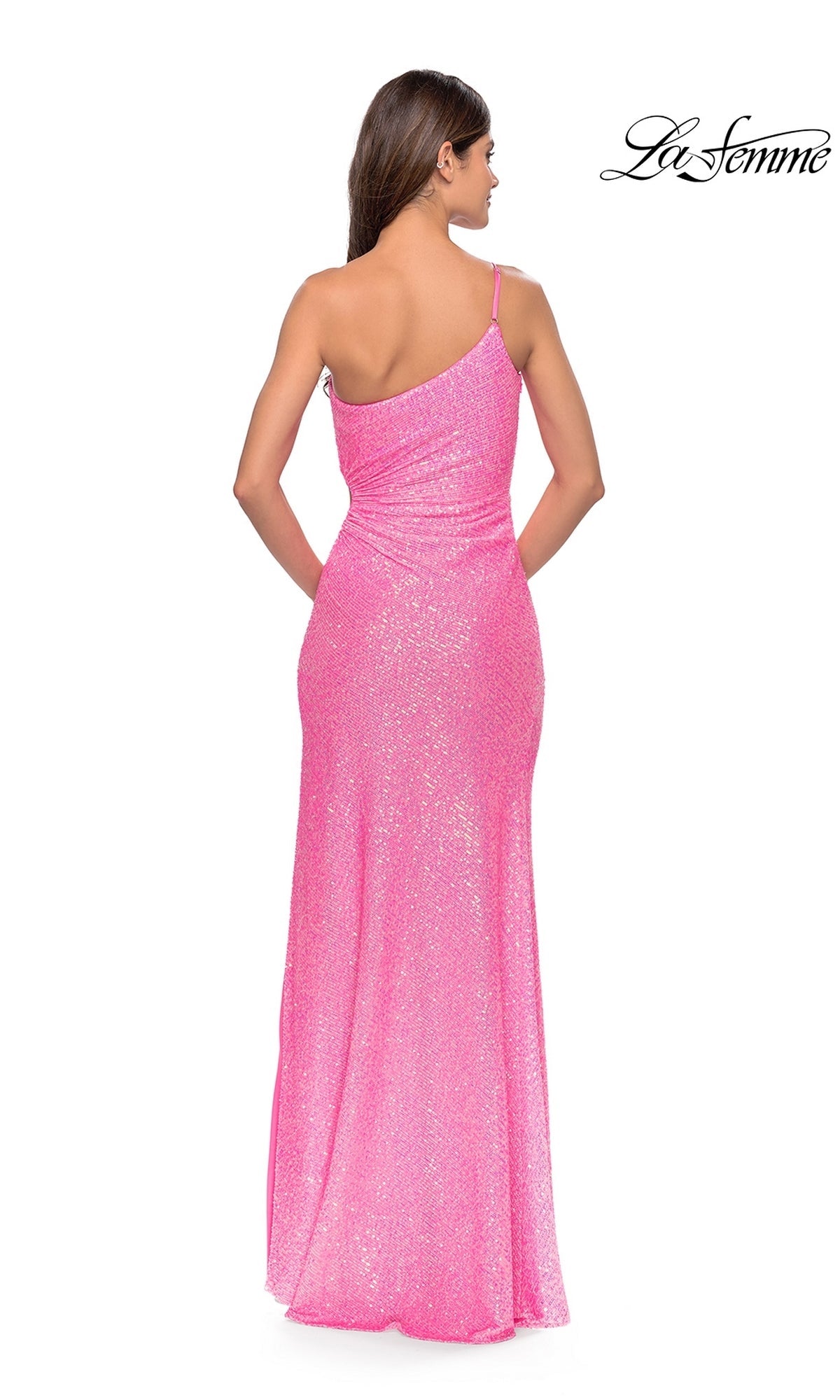 La Femme Neon Pink Dresses