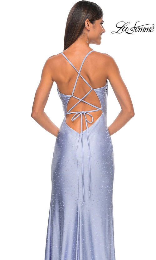 La Femme Dark Berry Dresses