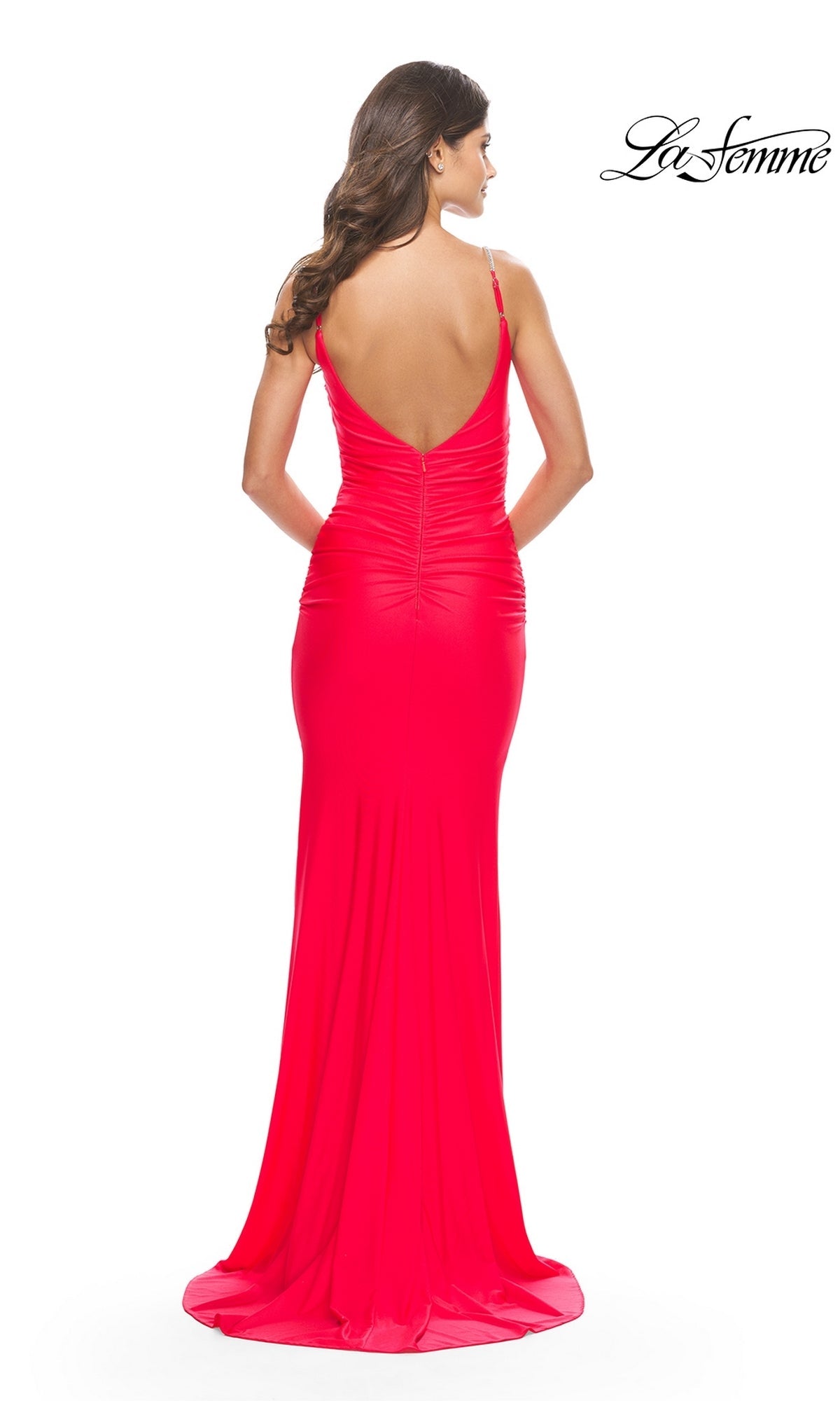 La Femme Neon Pink Dresses