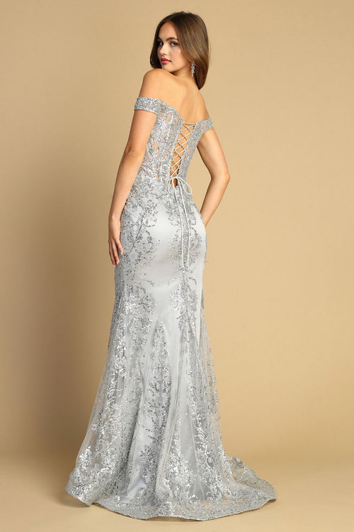 Prom Dresses Long Mermaid Glitter Formal Prom Dress Navy