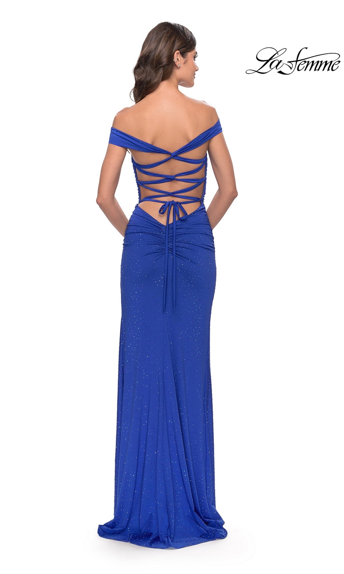 La Femme Light Periwinkle Dresses