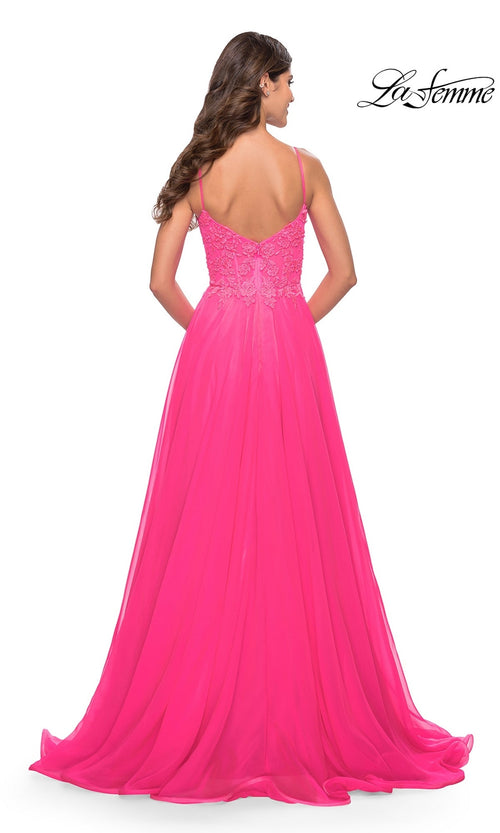 La Femme Neon Pink Dresses