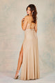 Prom Dresses Prom Long Slit Glitter Formal Dress  Silver