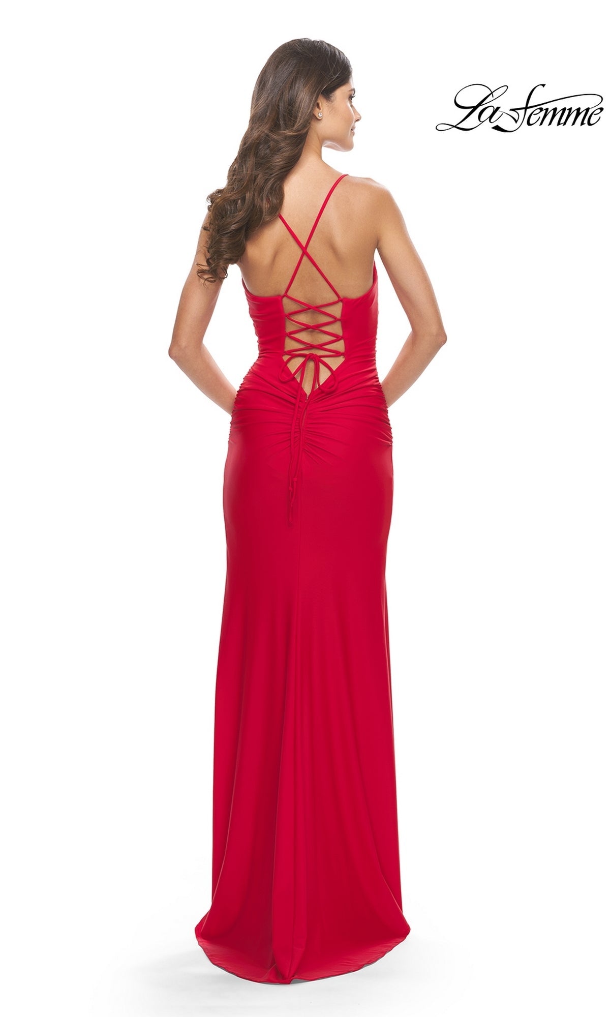 La Femme Light Periwinkle Dresses