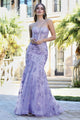 Formal Dresses Corset Long Mermaid Formal Glitter Prom Dress Rose