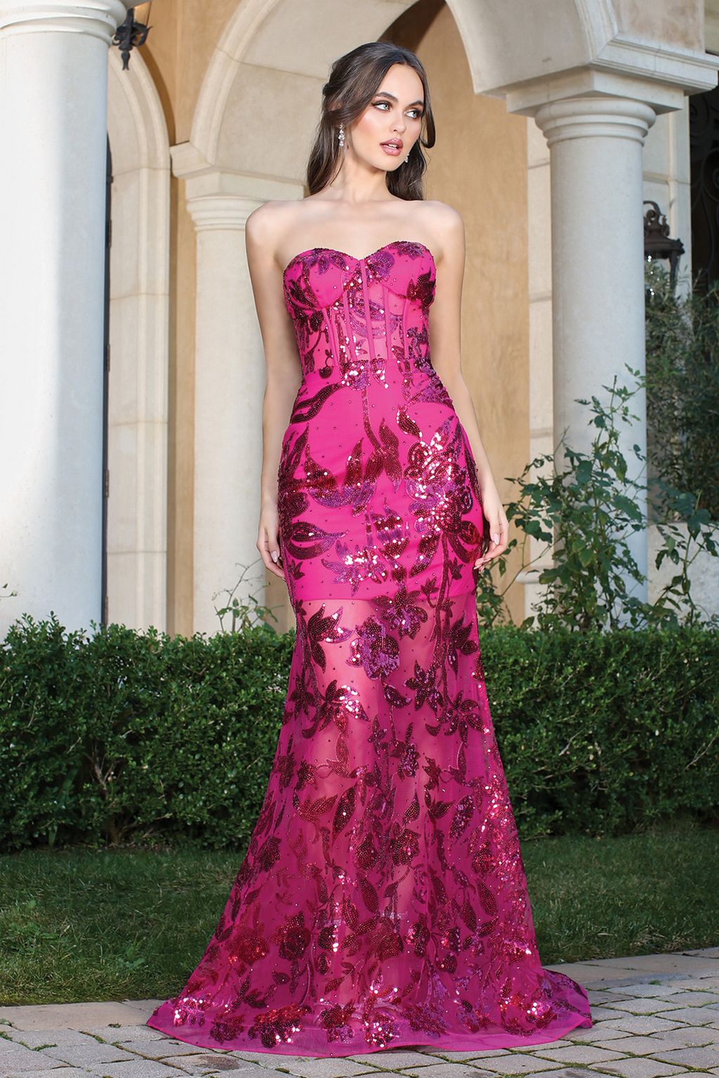 Prom Dresses Prom Long Mermaid Sequin Print Formal Dress Royal Blue