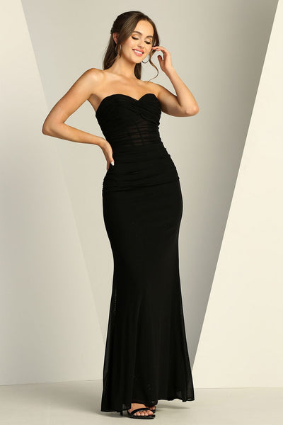 Prom Dresses Long Prom Fitted Formal Dress Black