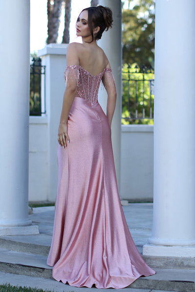 Prom Dresses Prom Fitted Long Formal Glitter  Corset Sequin Dress Silver