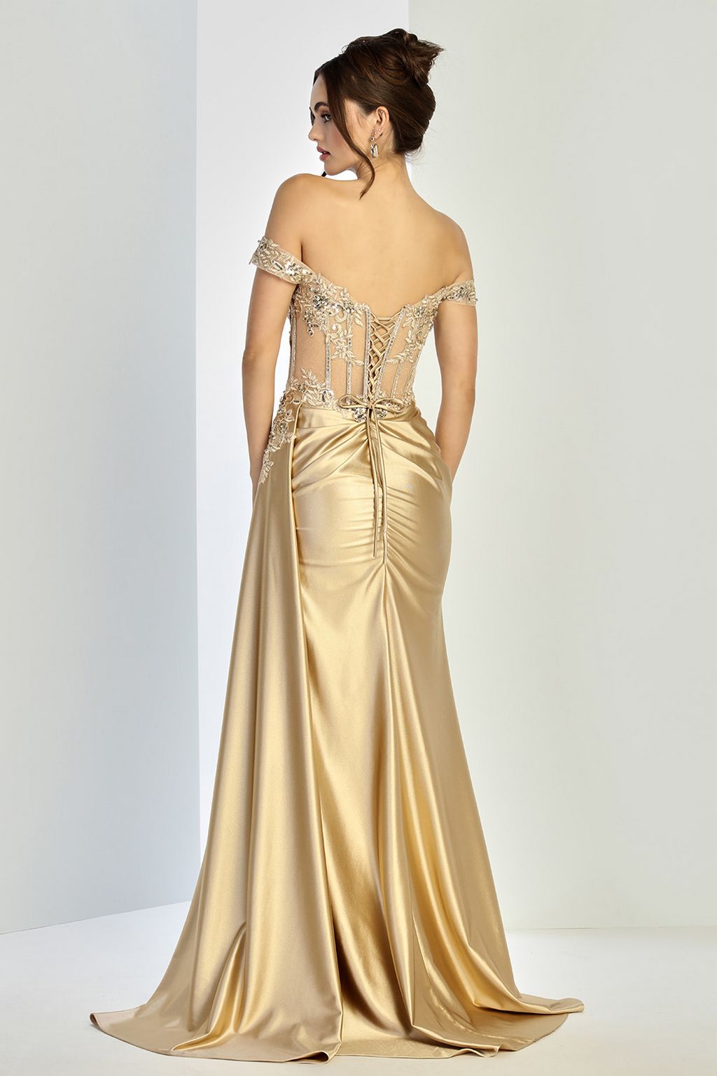 Prom Dresses Fitted Prom Long Formal Applique Corset Dress Emerald