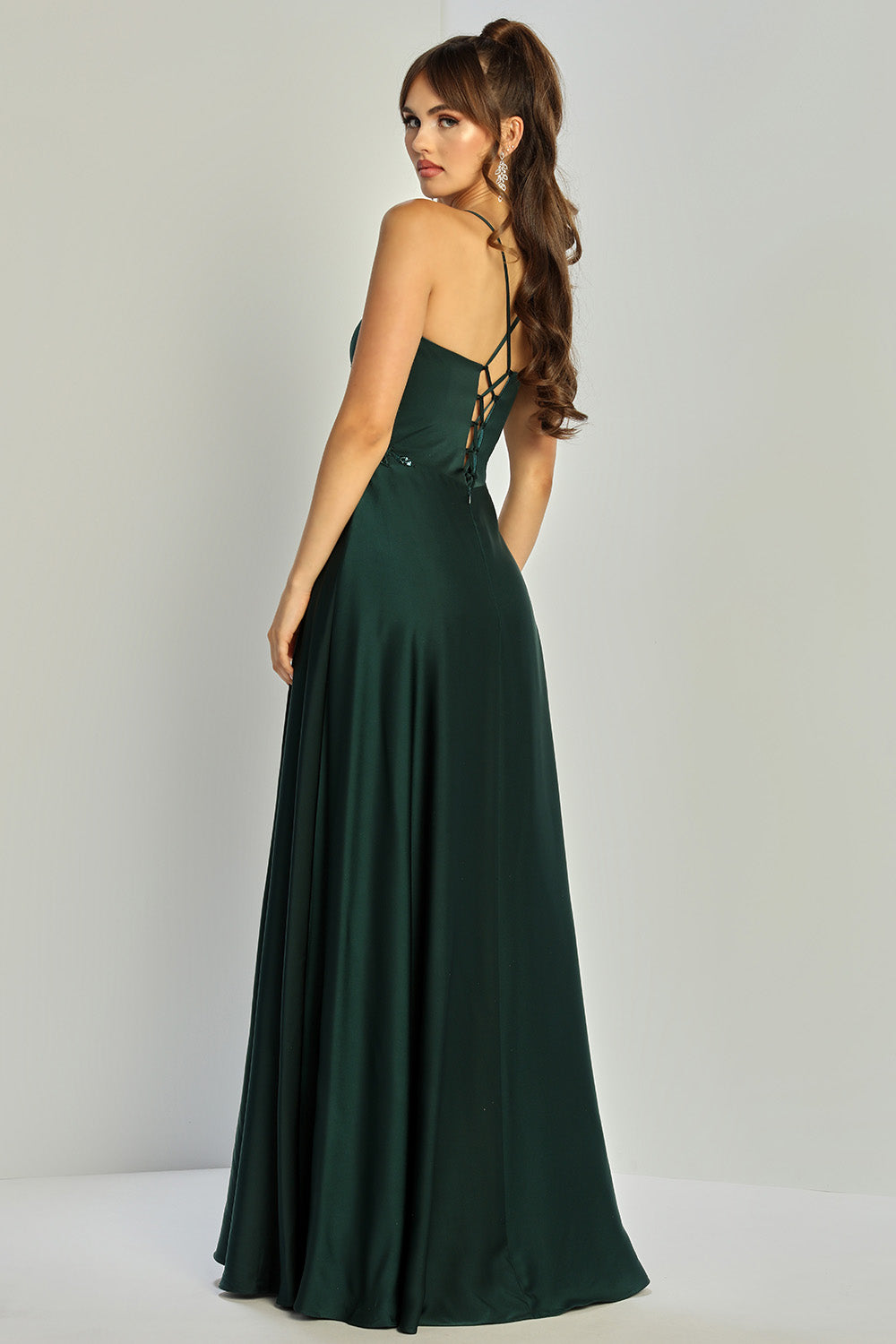 Prom Dresses Prom Long Formal A Line Beaded Evening Gown Emerald