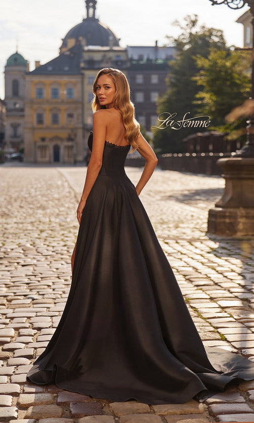 La Femme Black Apparel & Accessories > Clothing > Dresses