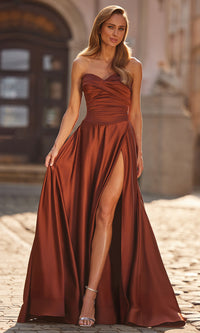 La Femme 33417 Sweetheart Ruched A-Line Gown