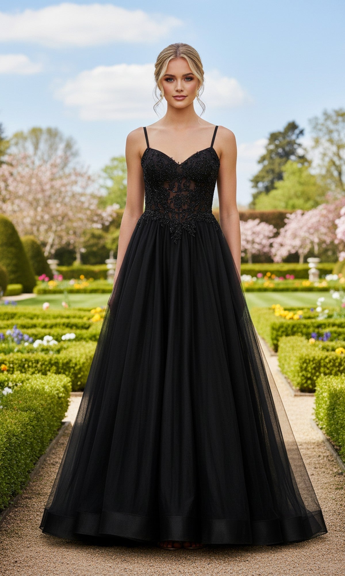 La Femme Marine Blue Apparel & Accessories > Clothing > Dresses