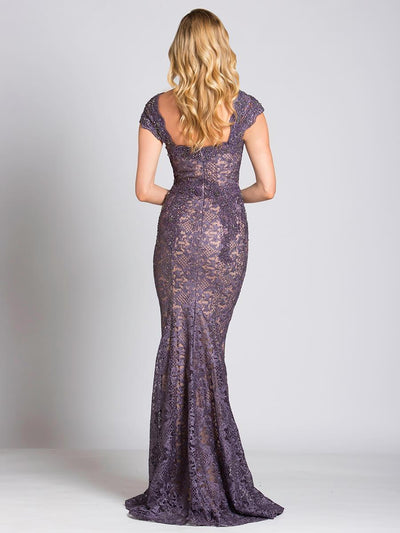 Lara 33491 - Fitted Lace Mermaid Gown OUTLET