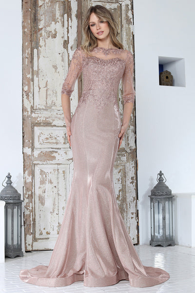 Mother of the Bride Dresses Formal Long Mermaid Mother of the Bride Dress Adora Design 3354 Dusty Rose