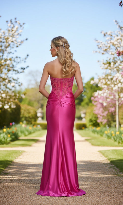 La Femme Bronze Apparel & Accessories > Clothing > Dresses