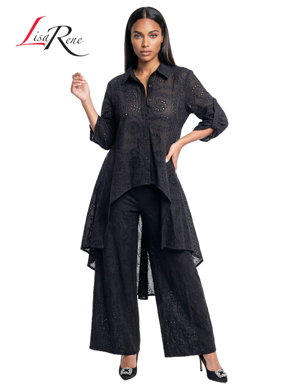 Tesoro Moda BLACK Lisa Rene' Suits