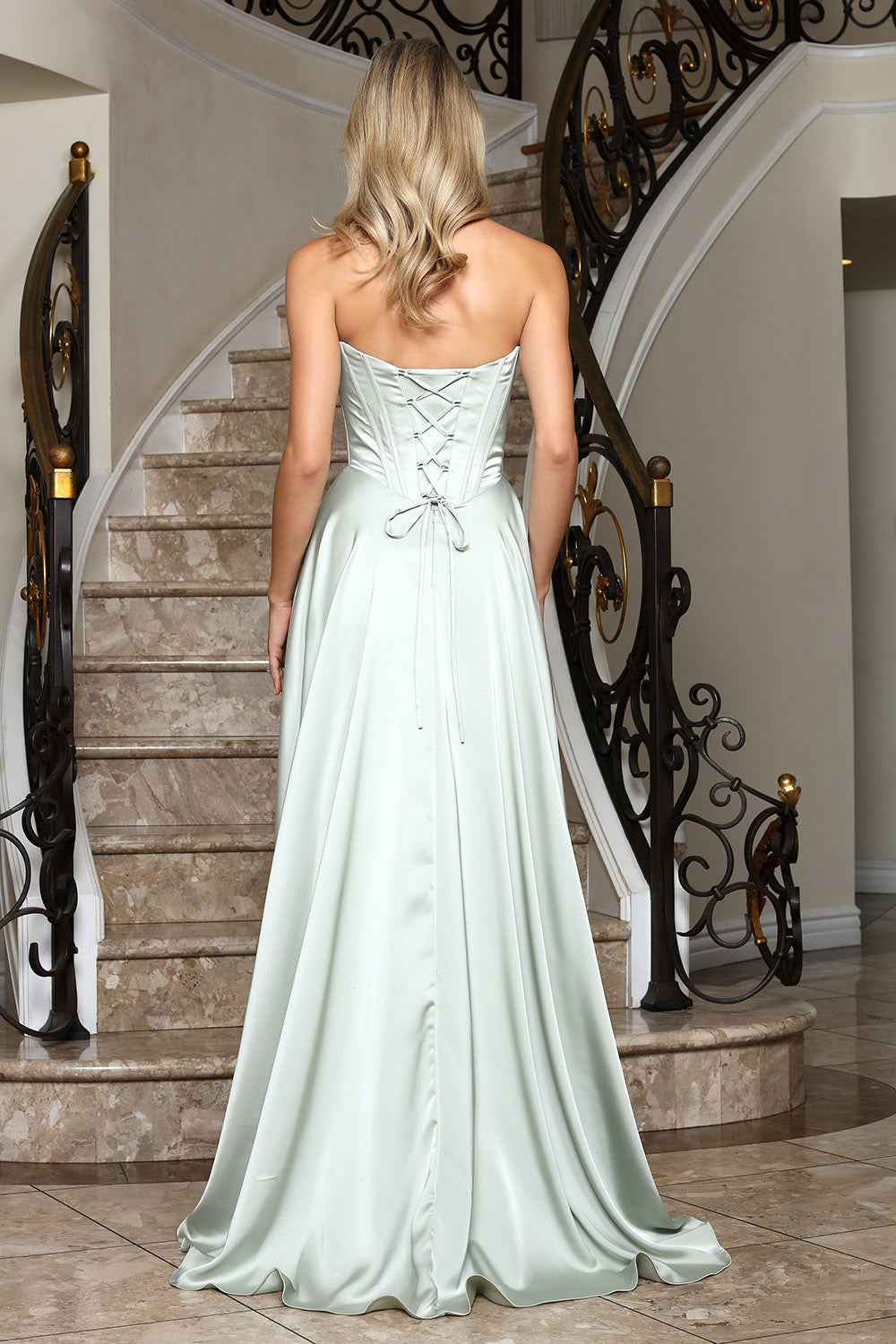Long Formal A Line Corset Prom Dress Adora Design 3367