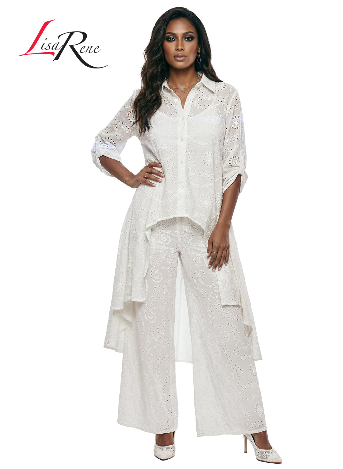 Tesoro Moda WHITE Lisa Rene' Suits