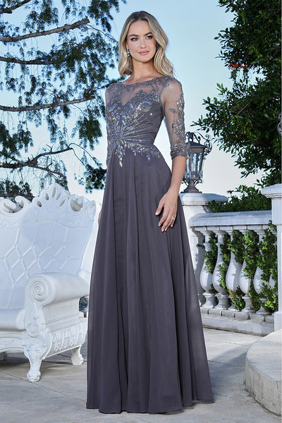 Long Formal Beaded Mother of the Bride Dress Adora Design 3382