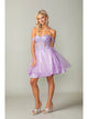Dancing Queen Dresses DQ-3383 Off-Shoulder Corset Homecoming Dress