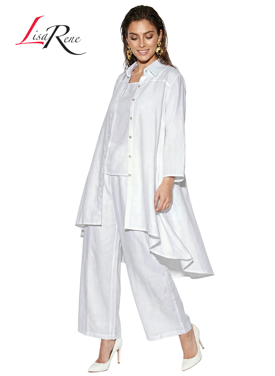 Tesoro Moda WHITE Lisa Rene' Suits
