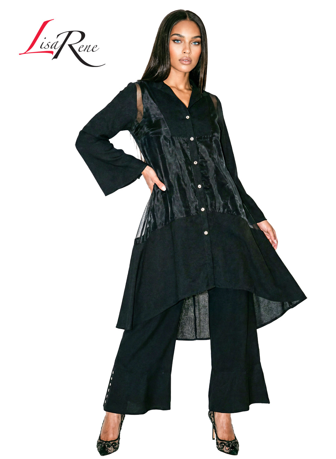 Tesoro Moda BLACK Lisa Rene' Suits