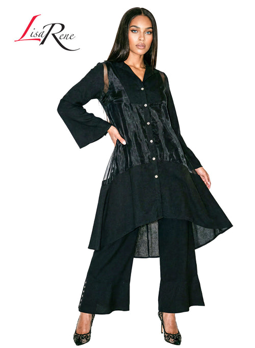 Tesoro Moda BLACK Lisa Rene' Suits