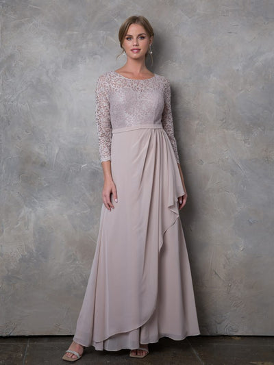 Mother of the Bride Dresses Long Mother of the Bride Lace Formal Dress Cocoa