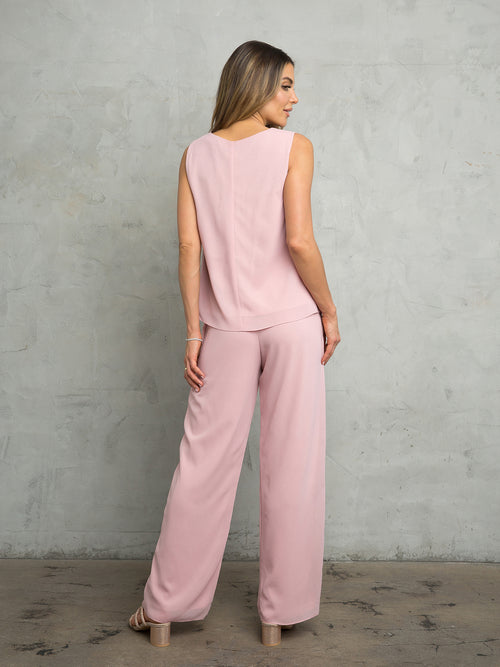 Eva USA 3483 Long Formal Floral Jacket Pant Suit