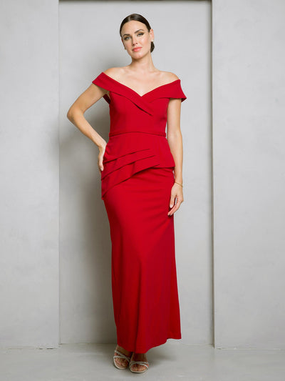 Formal Dresses Long Formal Fitted Evening Dress Red