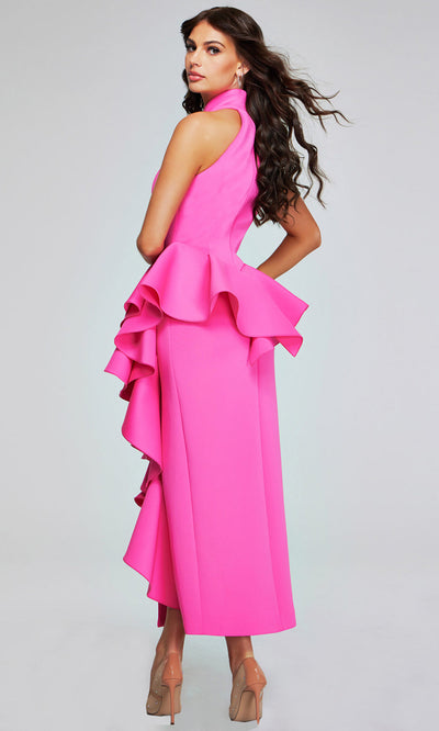 Cascading Ruffle Peplum Dress by Jovani