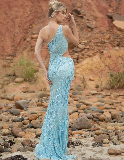 Primavera Couture 3729 Long Sequin Beaded Prom Formal Dress