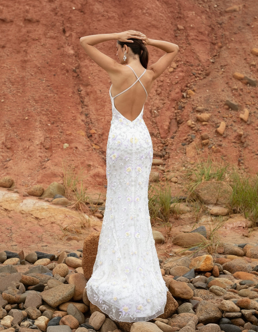 Primavera Couture 3731 Formal Beaded Long Prom Dress