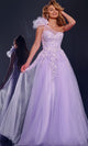 Vestido de fiesta largo Jovani 37427: perfecto para fiestas de graduación o eventos formales.