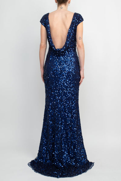 Primavera Couture 3796 Fitted Long Formal Bodycon Sequined Dress