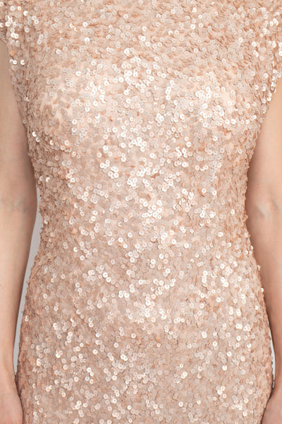Primavera Couture 3796 Fitted Long Formal Bodycon Sequined Dress