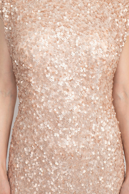 Primavera Couture 3796 Fitted Long Formal Bodycon Sequined Dress