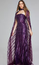Jovani 39046 – Impresionante vestido de fiesta con lentejuelas moradas