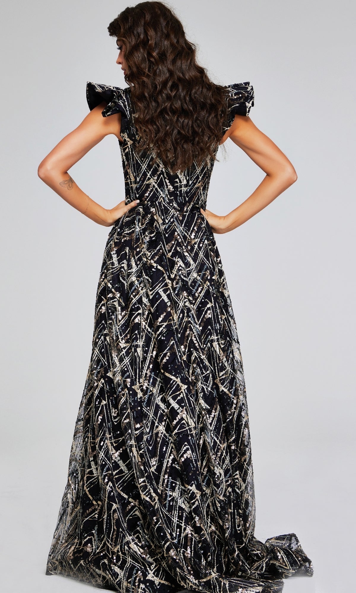 Jovani 39274 – Vestido de diseñador de lujo de largo completo