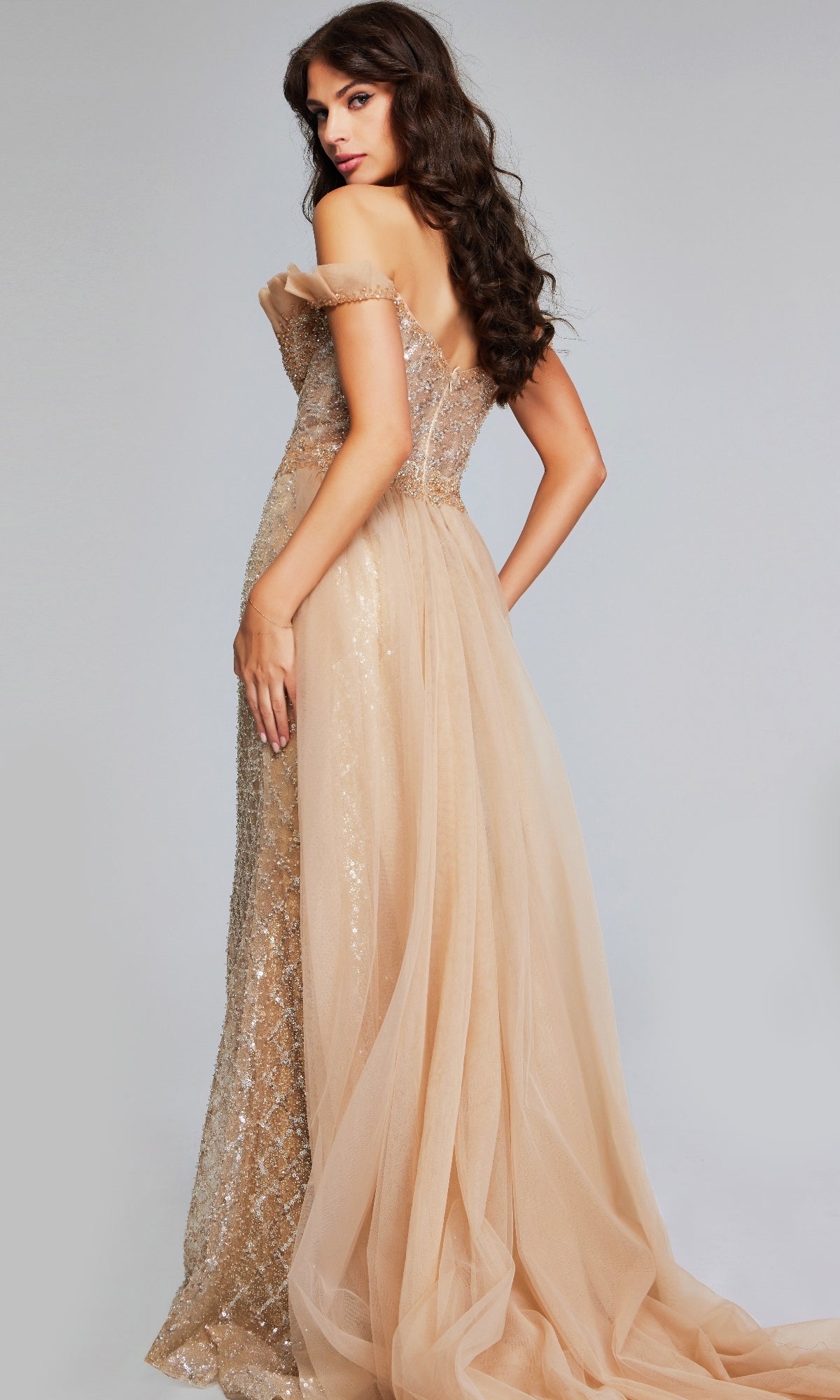 Vestido formal hasta el suelo, diseñador Jovani 39751