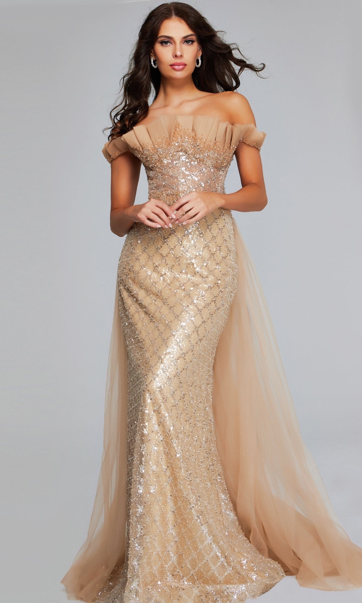 Vestido formal hasta el suelo, diseñador Jovani 39751