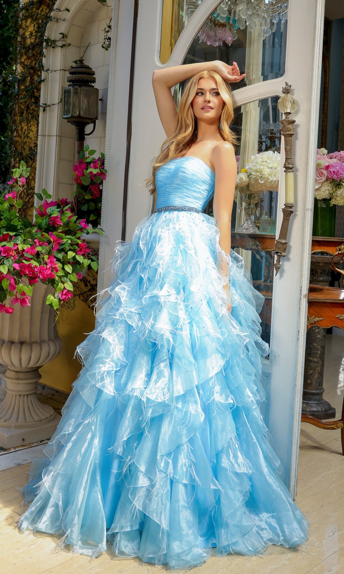 Ava Presley Light Blue Dresses