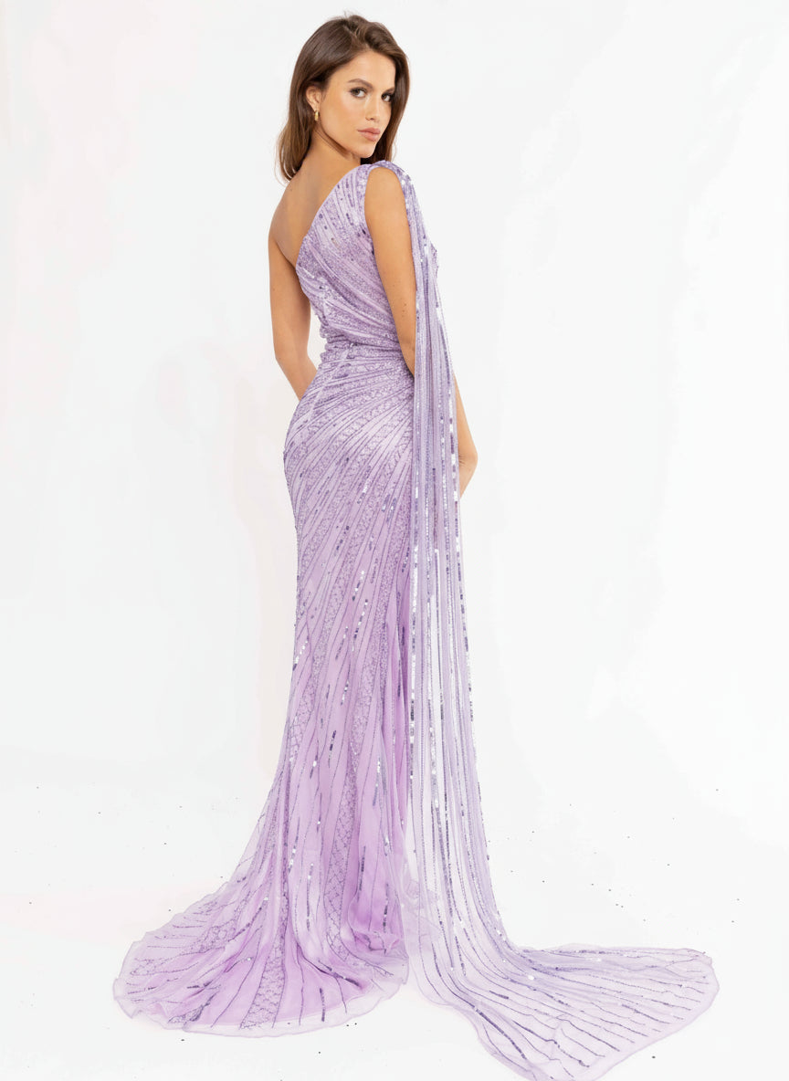 Primavera Couture 3956 Sequined Formal Evening Dress