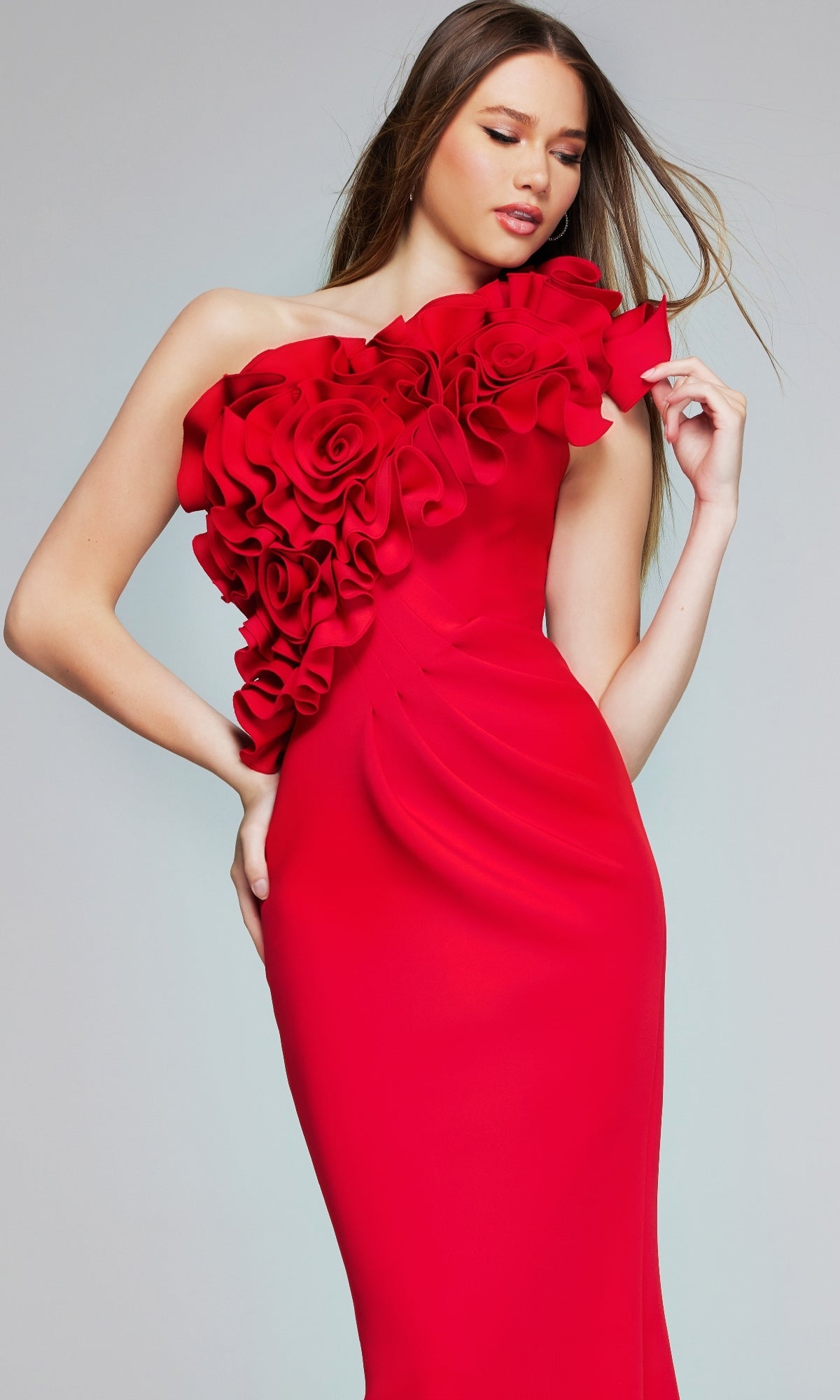 Vestido formal hasta el suelo, diseñador Jovani 39751