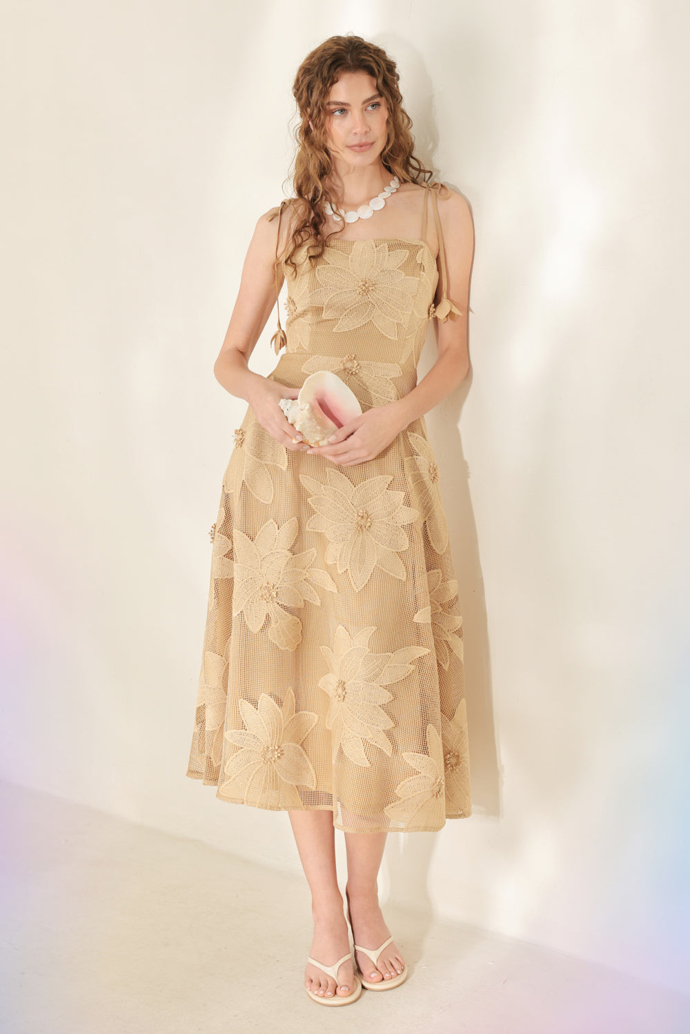 Flying Tomato TAN DRESSES