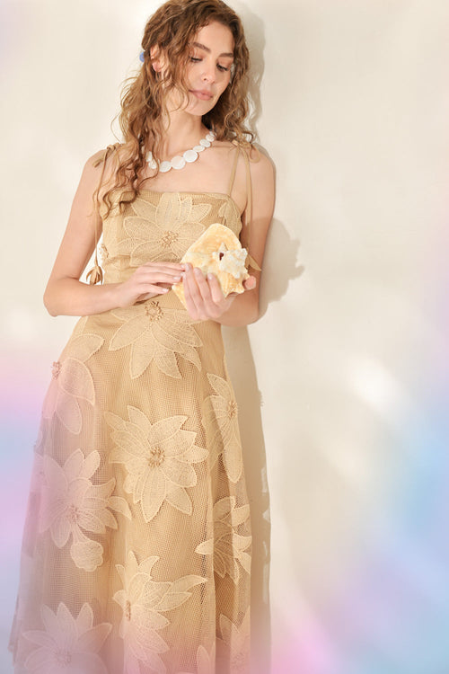 Flying Tomato TAN DRESSES